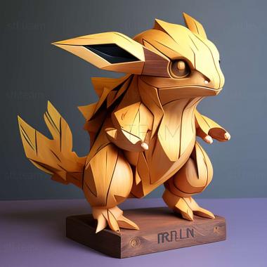 3D model Pokmon Fashion Flash Rokon Breeder Showdown (STL)